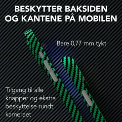 Linocell Premium Kevlar Iphone-Tilbehør|Robust deksel for iPhone 13 Pro Max