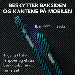 Linocell Premium Kevlar Iphone-Tilbehør|Robust deksel for iPhone 13 Pro