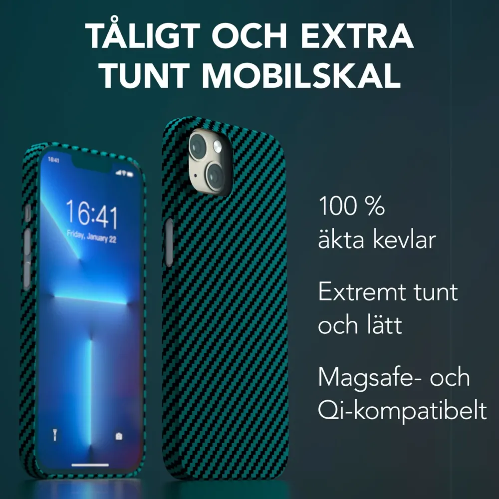 Linocell Premium Kevlar Iphone-Tilbehør|Robust deksel for iPhone 13