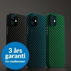 Linocell Premium Kevlar Iphone-Tilbehør|Robust deksel for iPhone 12 Mini