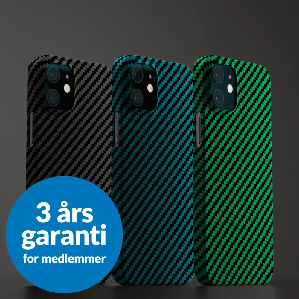 Linocell Premium Kevlar Iphone-Tilbehør|Robust deksel for iPhone 12 Mini