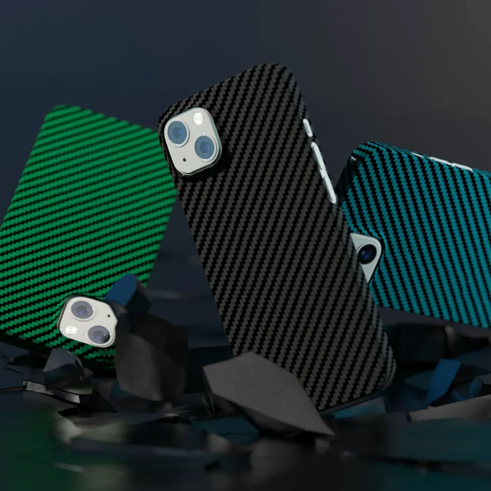 Linocell Premium Kevlar Iphone-Tilbehør|Robust deksel for iPhone 13