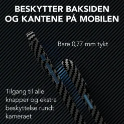 Linocell Premium Kevlar Iphone-Tilbehør|Robust deksel for iPhone 12 Pro Max