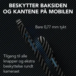 Linocell Premium Kevlar Iphone-Tilbehør|Robust deksel for iPhone 12 Pro Max