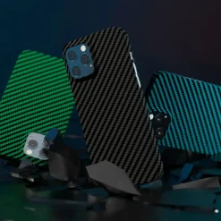 Linocell Premium Kevlar Iphone-Tilbehør|Robust deksel for iPhone 12 Pro Max