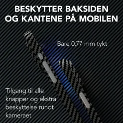 Linocell Premium Kevlar Iphone-Tilbehør|Robust deksel for iPhone 13 Pro