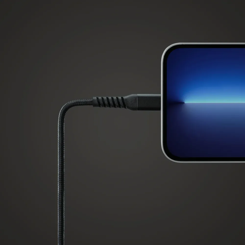 Linocell Premium Kevlar Kabler Og Adaptere|Lightning|USB-A til Lightning-kabel 1 m
