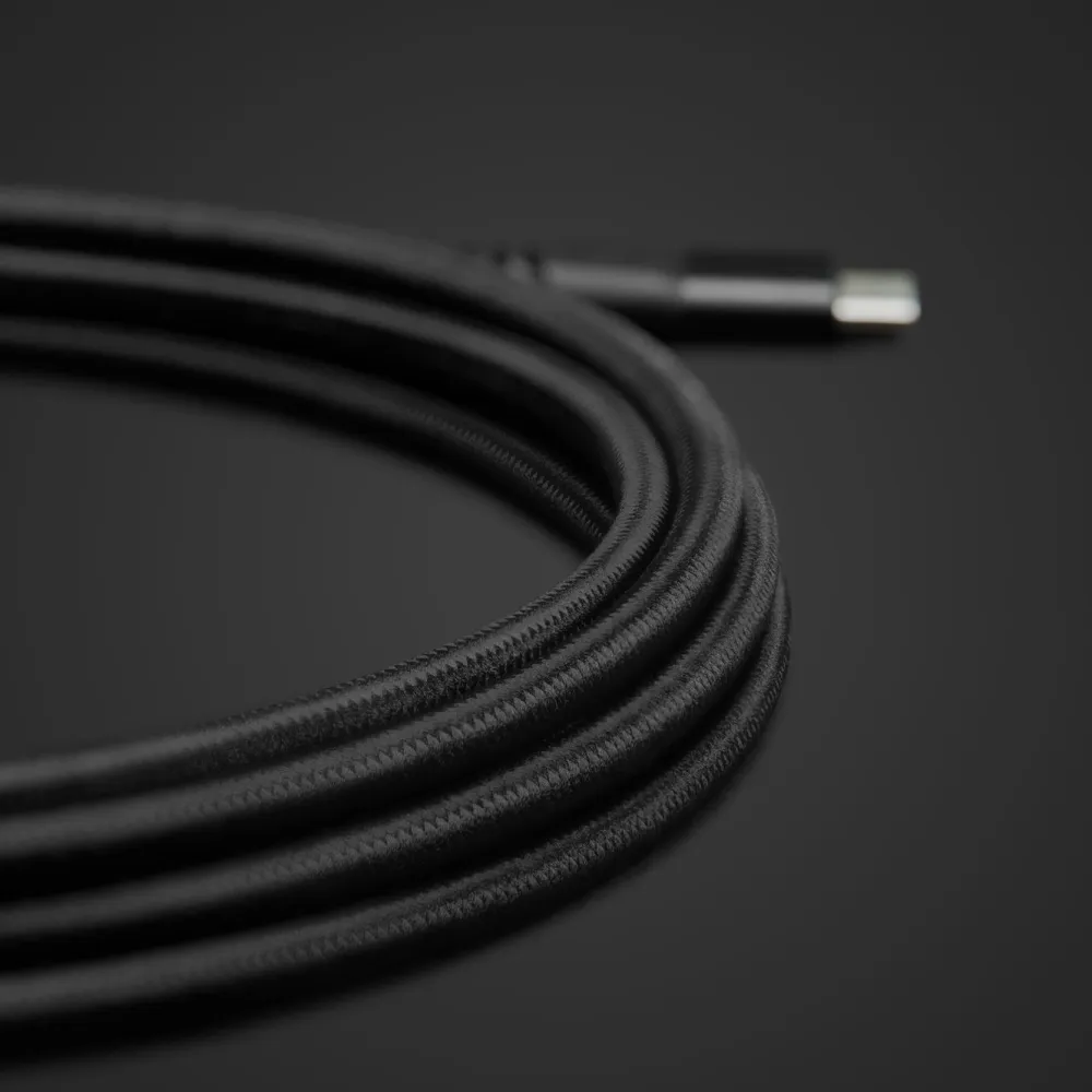 Linocell Premium Kevlar Kabler Og Adaptere|Iphone-Tilbehør|USB-C 3.2-kabel - Svart 3 m