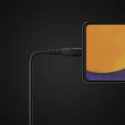 Linocell Premium Kevlar Kabler Og Adaptere|Iphone-Tilbehør|USB-C 3.2-kabel - Svart 3 m