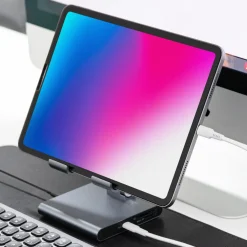 Linocell Premium Ipad Og Tilbehør|Usb|Stativ og Multi-Hub for nettbrett - 8 porter