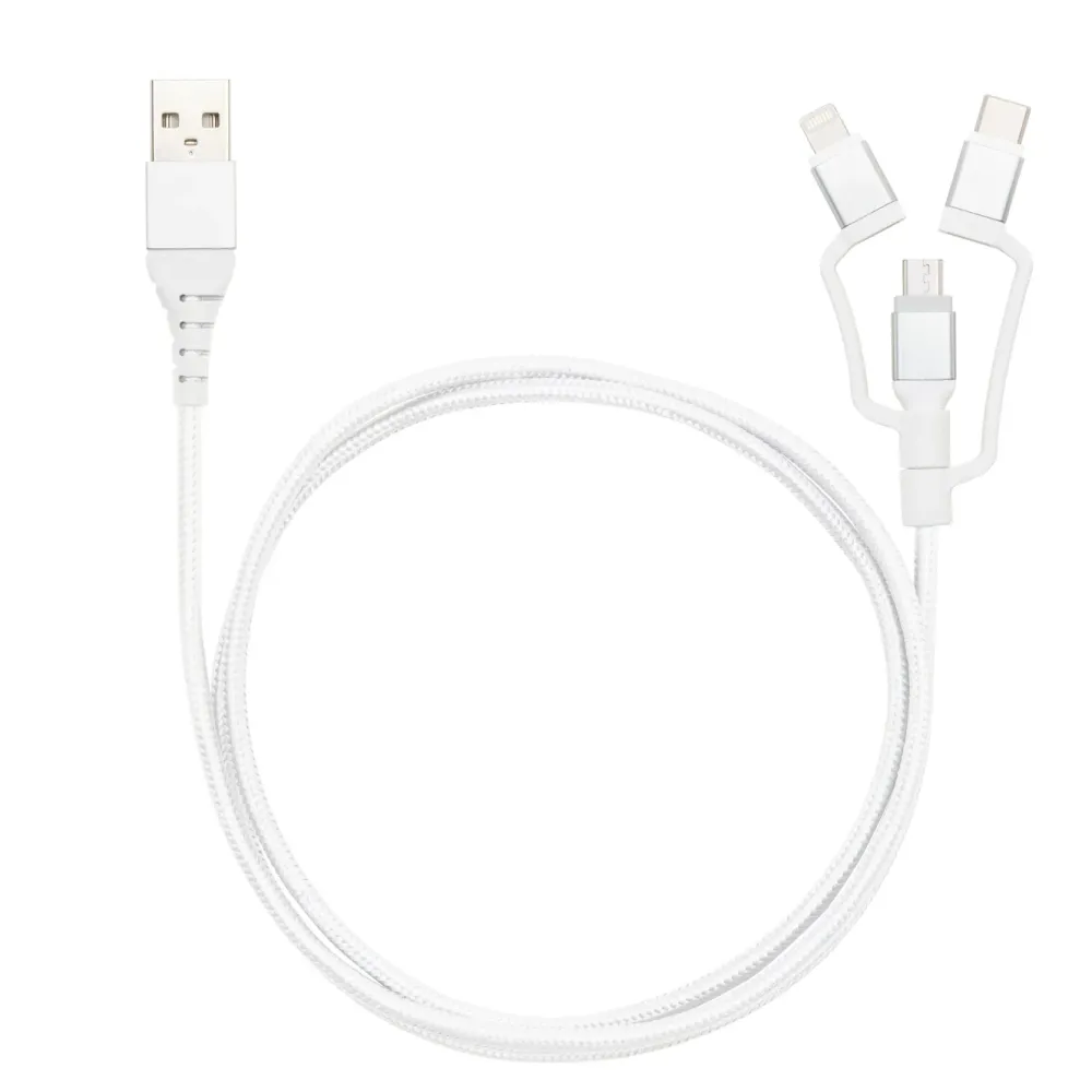 Linocell Premium Kabler Og Adaptere|Usb-A & B-Kabler|USB-A til Micro-USB, Lightning og USB-C adapter