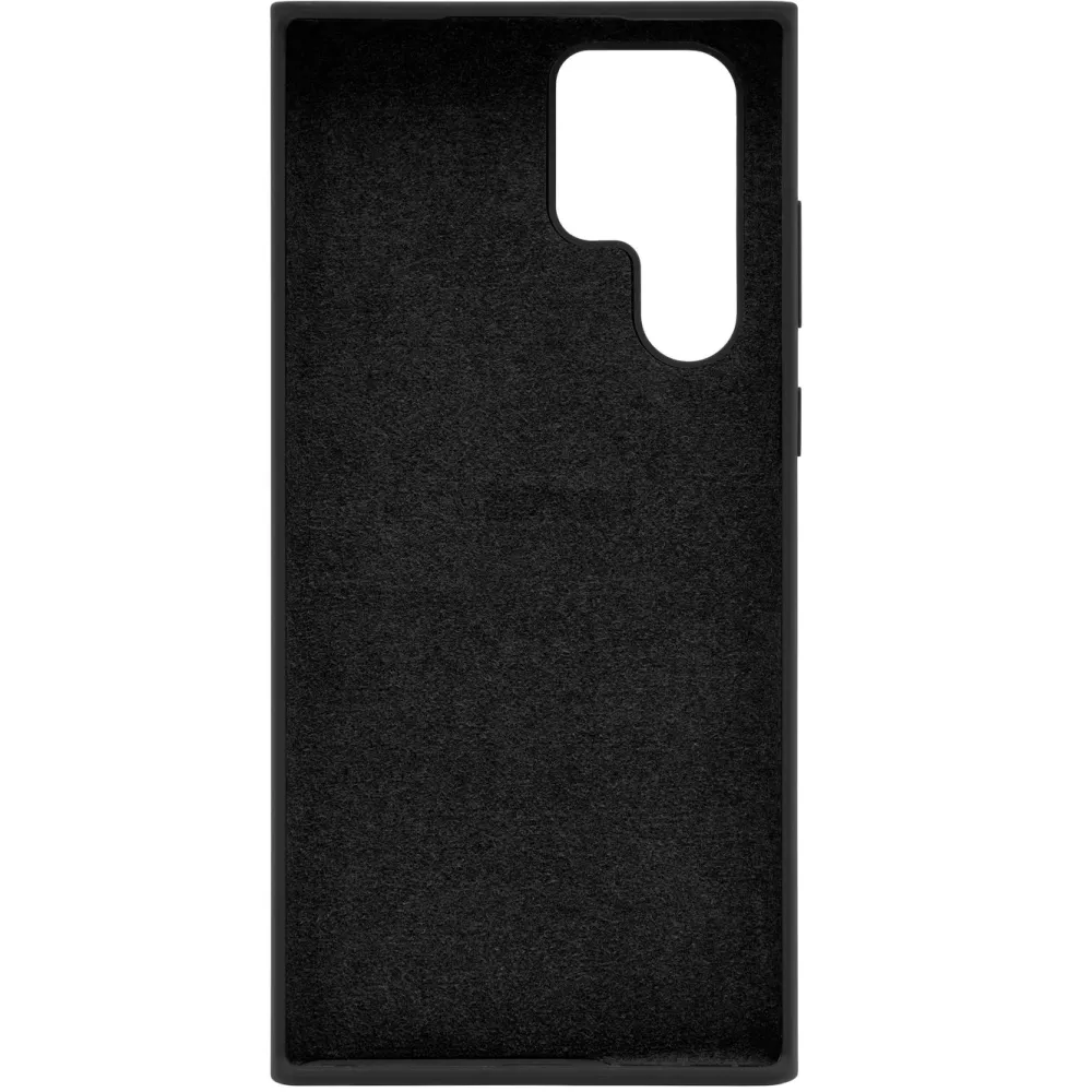 Linocell Mobildeksler & Etui|Rubber Case for Galaxy S22 Ultra Svart