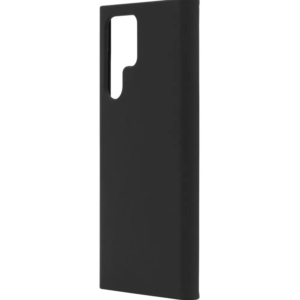Linocell Mobildeksler & Etui|Rubber Case for Galaxy S22 Ultra Svart
