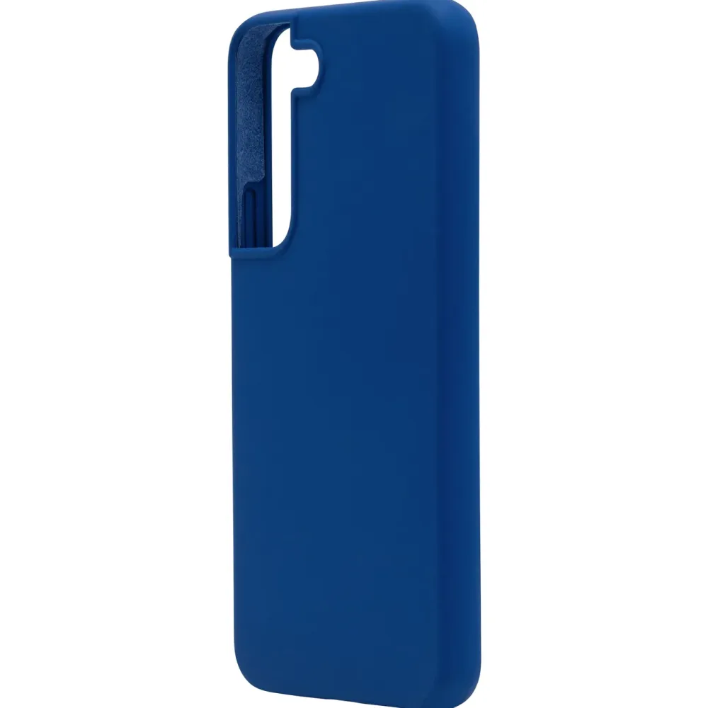 Linocell Mobildeksler & Etui|Rubber Case for Galaxy S22 Blå