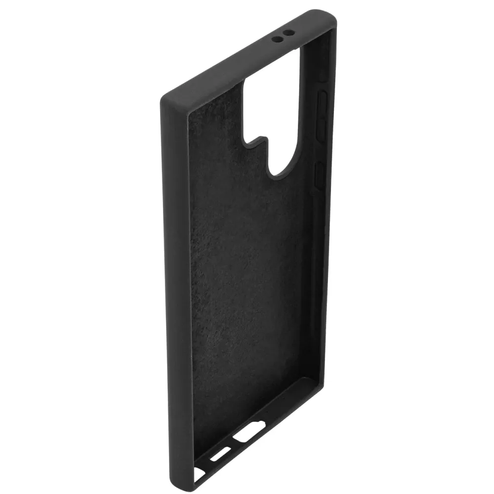 Linocell Mobildeksler & Etui|Rubber Case for Galaxy S24 Ultra - Svart