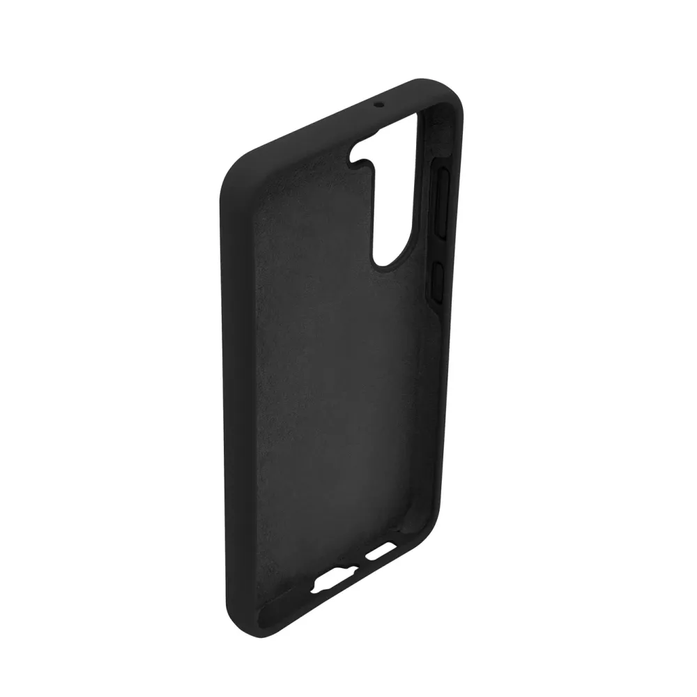 Linocell Mobildeksler & Etui|Rubber Case for Galaxy S23 Svart