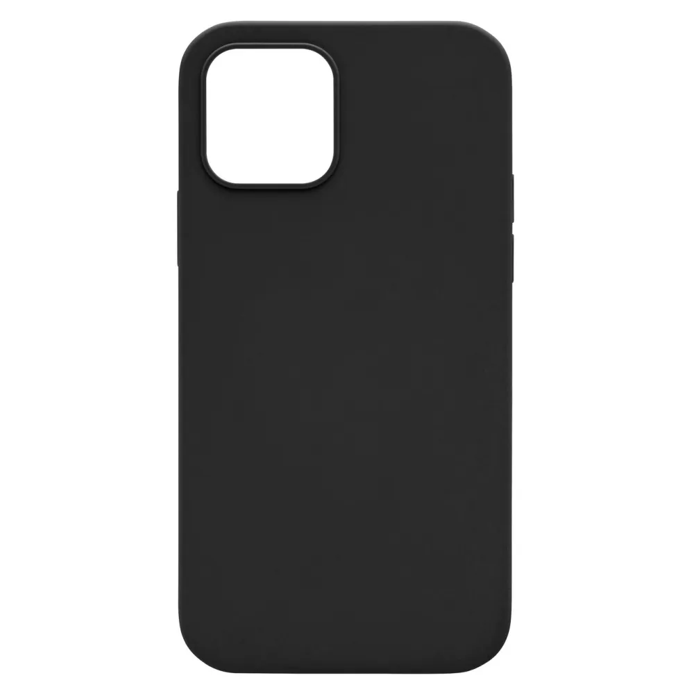Linocell Iphone-Tilbehør|Rubber Case iPhone 12 og 12 Pro Svart