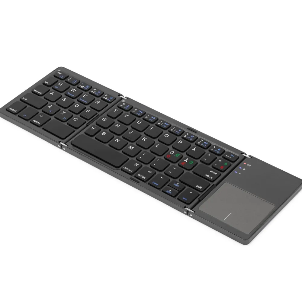 Linocell Tastatur|Gaming Tastatur|Sammenleggbart Bluetooth-tastatur