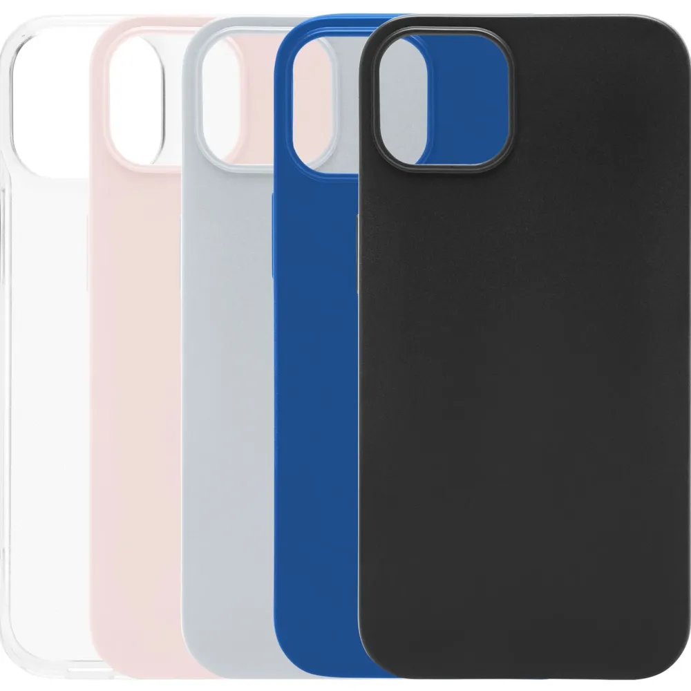 Linocell Iphone-Tilbehør|Second skin Mobildeksel for iPhone 13 Grå