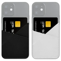 Linocell Mobildeksler & Etui|Selvklebende kortholder Svart