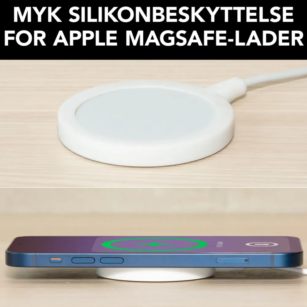 Linocell Mobiltelefonladere|Silikonbeskyttelse for Magsafe-lader
