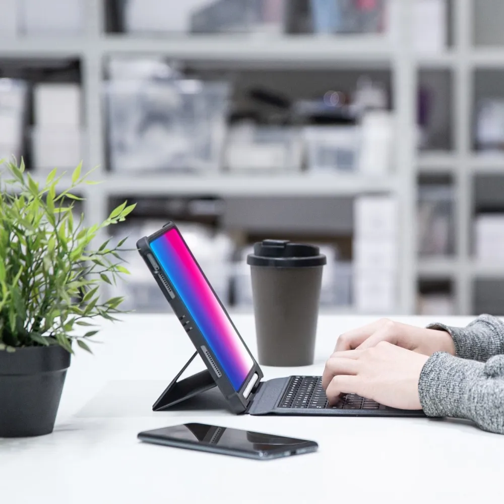Linocell Tastatur|Ipad Og Tilbehør|Tastaturetui for iPad Pro 12,9" Gen. 3–6