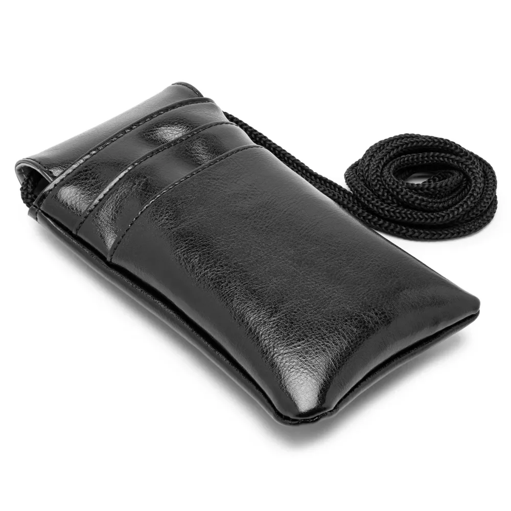 Linocell Mobildeksler & Etui|Universal mobilveske med halsreim