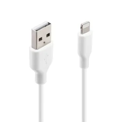 Linocell Kabler For Lyd|Kabler For Nettverk|USB-A til Lightning-kabel Hvit 0,25 m