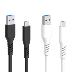 Linocell Kabler Og Adaptere|Lightning|USB-A til USB-C-kabel Hvit 1 m