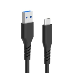 Linocell Kabler Og Adaptere|Lightning|USB-A til USB-C-kabel Svart 0,5 m