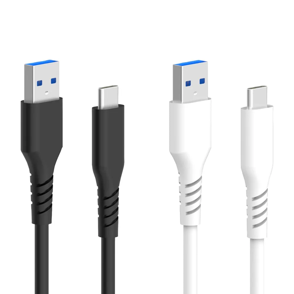 Linocell Kabler Og Adaptere|Lightning|USB-A til USB-C-kabel Svart 1 m