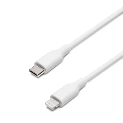 Linocell Kabler Og Adaptere|Iphone-Tilbehør|USB-C til Lightning-kabel Hvit 2 m