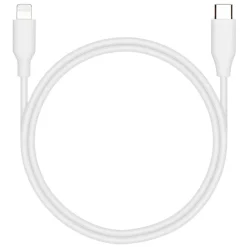 Linocell Kabler Og Adaptere|Lightning|USB-C til Lightning-kabel Hvit 1 m