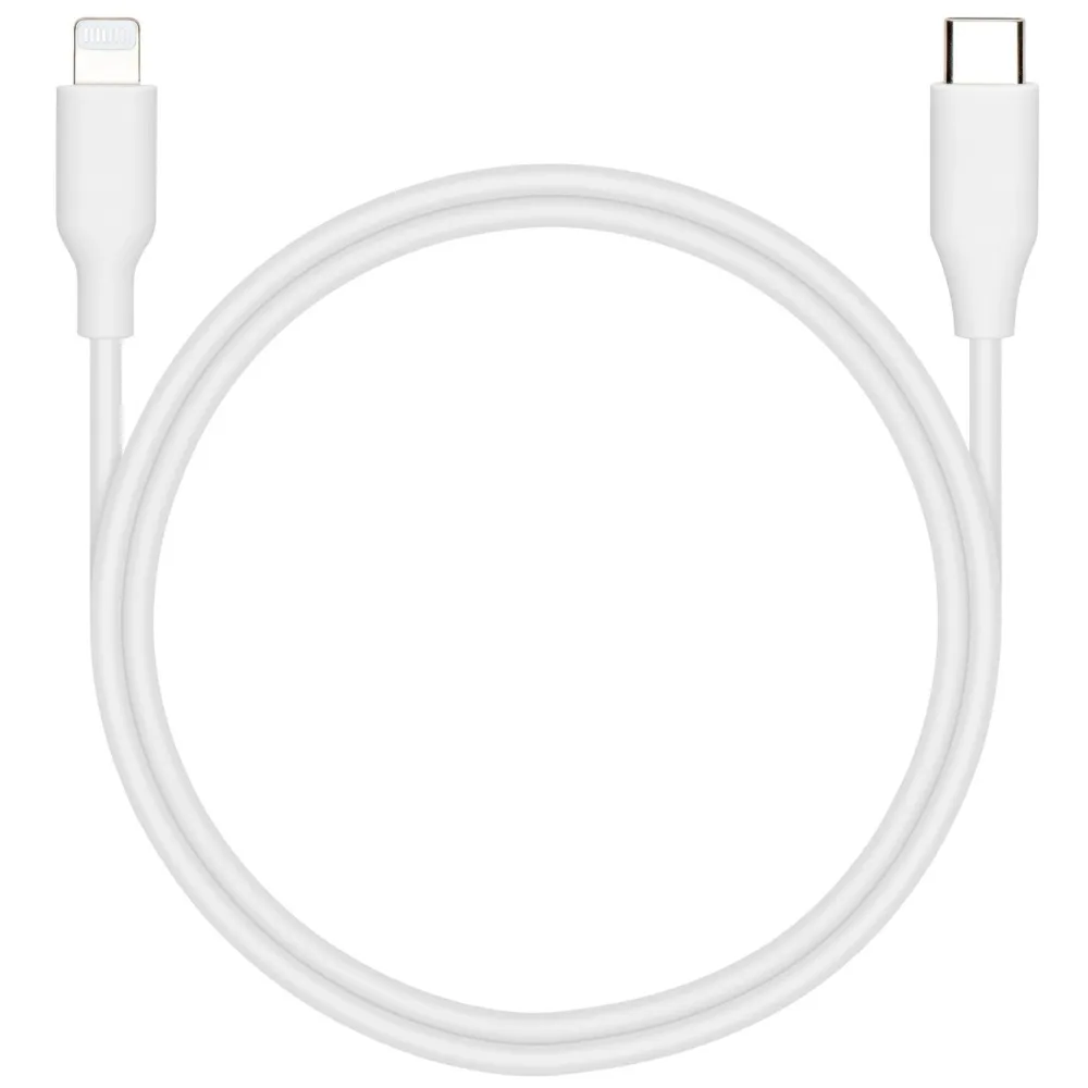 Linocell Kabler Og Adaptere|Lightning|USB-C til Lightning-kabel Hvit 1 m