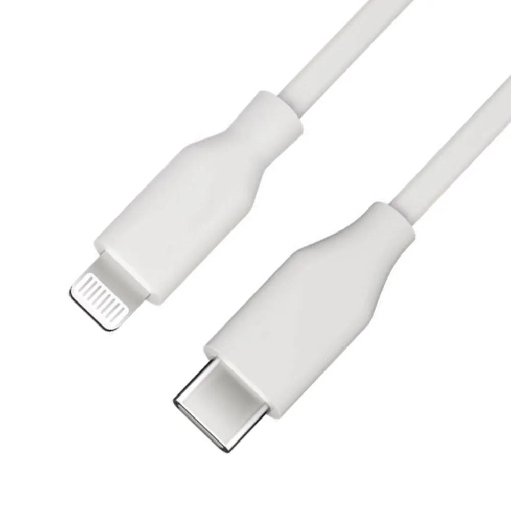 Linocell Usb|Usb-C Kabler|USB-C til Lightning-kabel Hvit 0,5 m
