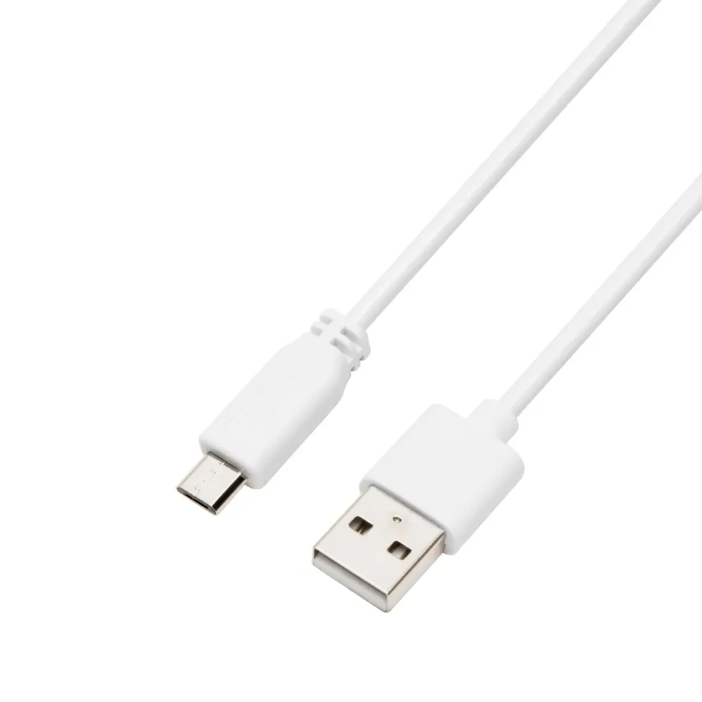 Linocell Mobiltelefonladere|USB-lader med Micro-USB-kabel 2,4 A Hvit