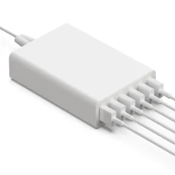 Linocell Hjemmekontor|Mobiltelefonladere|USB-ladestasjon med 6 porter