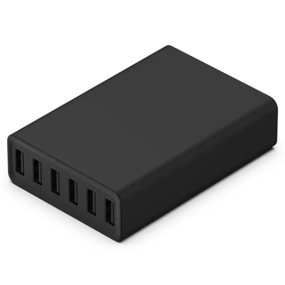 Linocell Hjemmekontor|Mobiltelefonladere|USB-ladestasjon med 6 porter