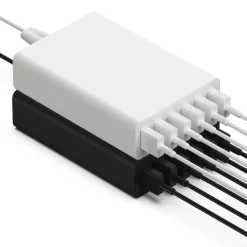 Linocell Hjemmekontor|Mobiltelefonladere|USB-ladestasjon med 6 porter