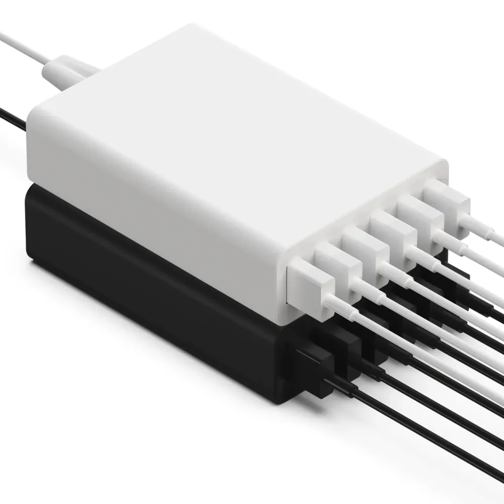 Linocell Hjemmekontor|Mobiltelefonladere|USB-ladestasjon med 6 porter