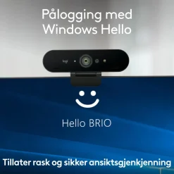 Logitech Hjemmekontor|Webkameraer|Brio 4K Webkamera