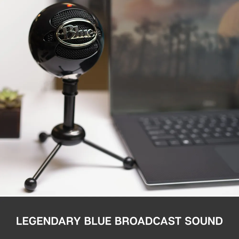 Logitech C Skjermbeskytter Og Deksel|Gamingskjermer|Blue Snowball USB-stereomikrofon Svart