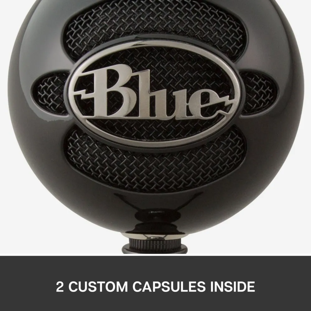 Logitech C Skjermbeskytter Og Deksel|Gamingskjermer|Blue Snowball USB-stereomikrofon Svart