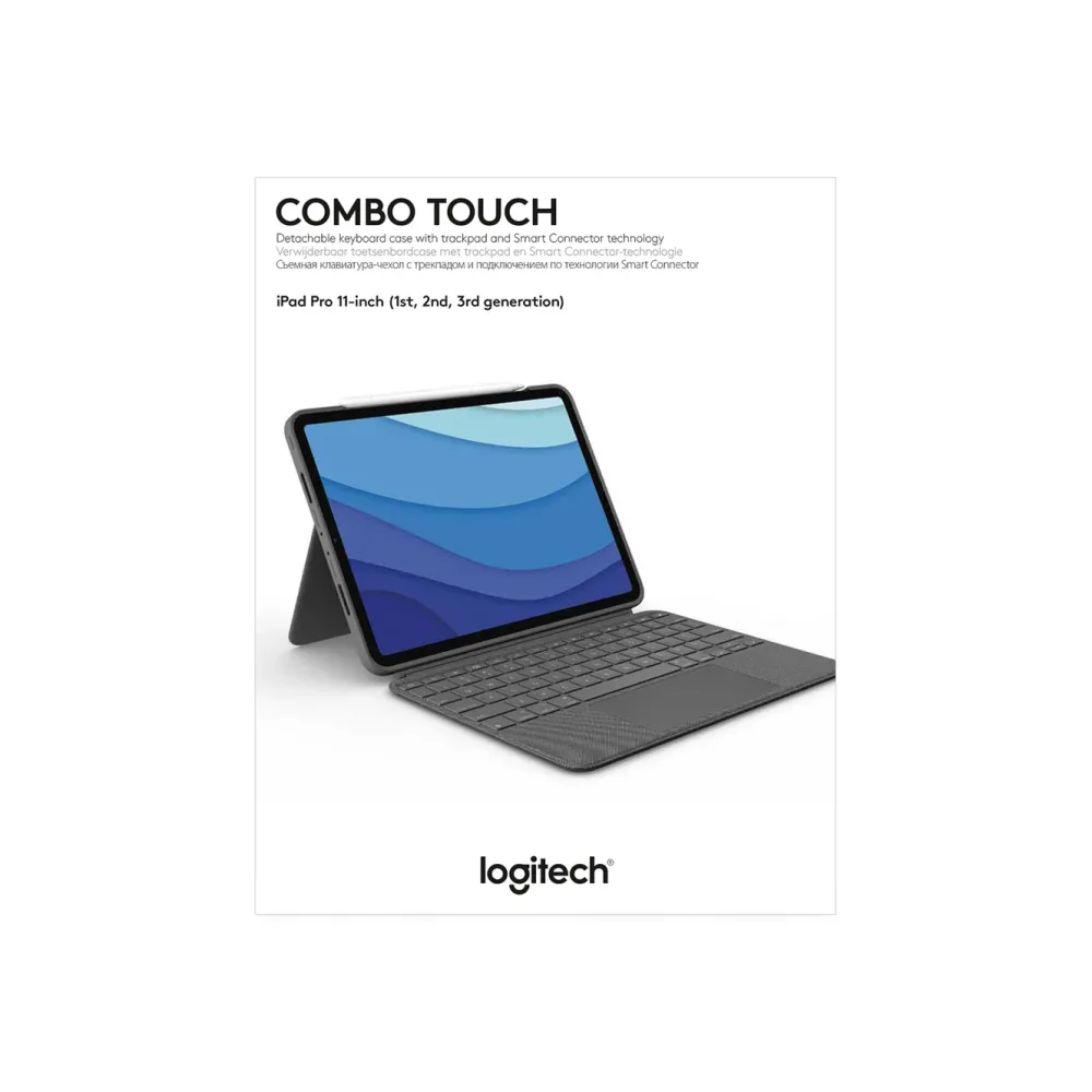 Logitech Tastatur|Ipad Og Tilbehør|Combo Touch for iPad Pro 11" (1-4th gen.)