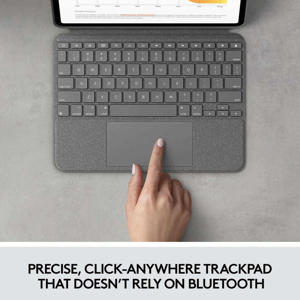 Logitech Tastatur|Ipad Og Tilbehør|Combo Touch Tastatur for iPad Air (4.-5. gen)