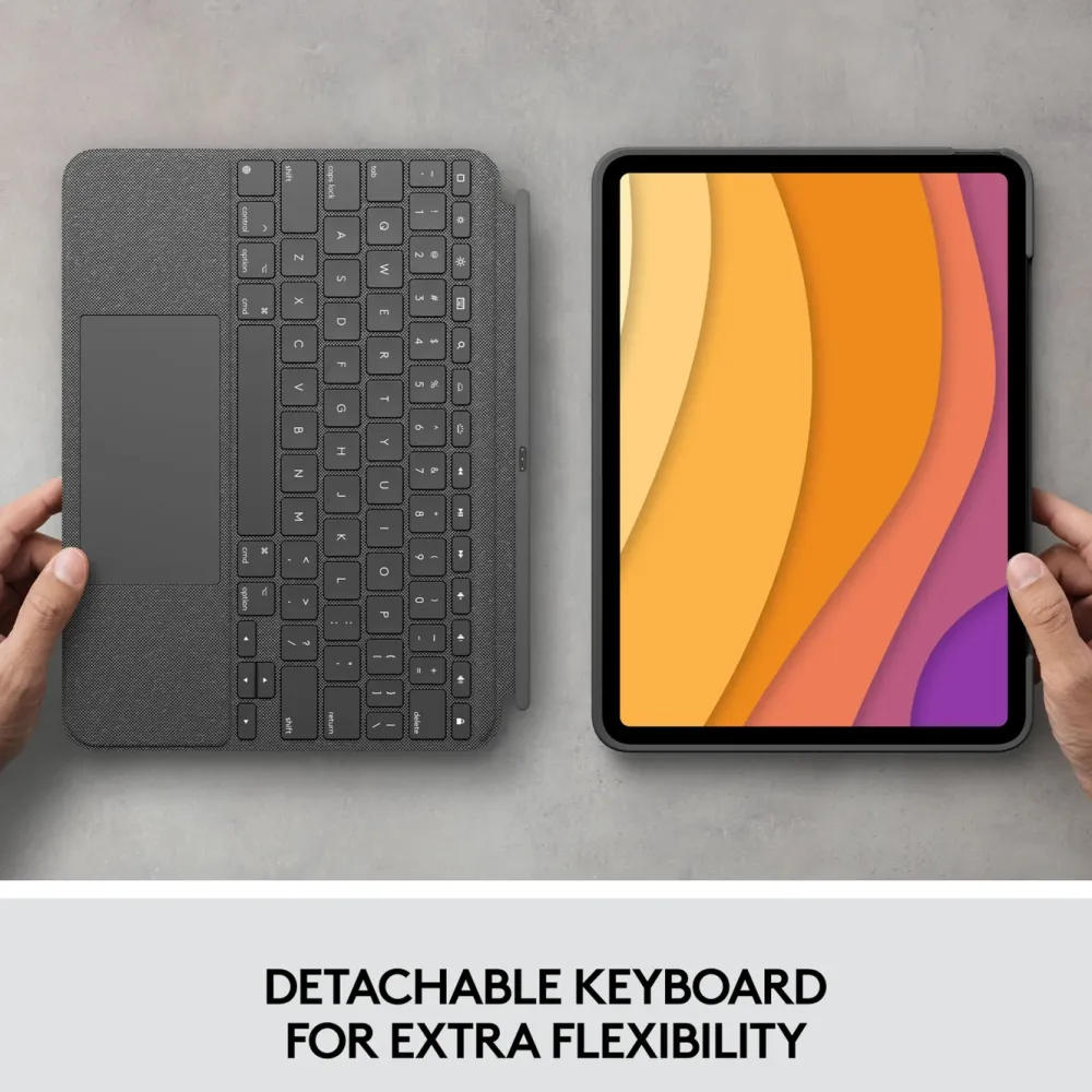 Logitech Tastatur|Ipad Og Tilbehør|Combo Touch Tastatur for iPad Air (4.-5. gen)