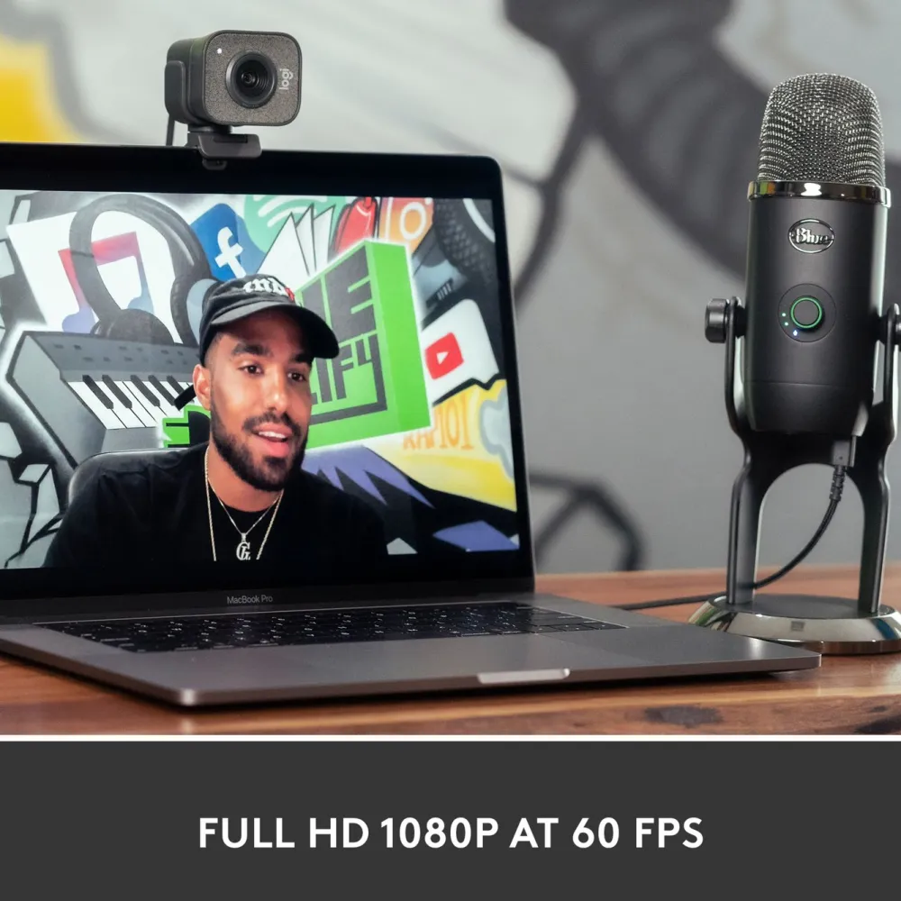 Logitech C Streaming|Hjemmekontor|Streamcam Webkamera