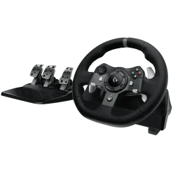 Logitech G Ratt Og Pedaler|920 Driving Force Ratt til Xbox og PC