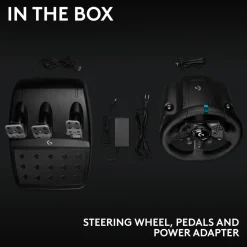 Logitech G Ratt Og Pedaler|923 Driving Force Ratt for Playstation og PC
