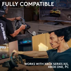 Logitech G Ratt Og Pedaler|923 Driving Force Ratt til Xbox og PC